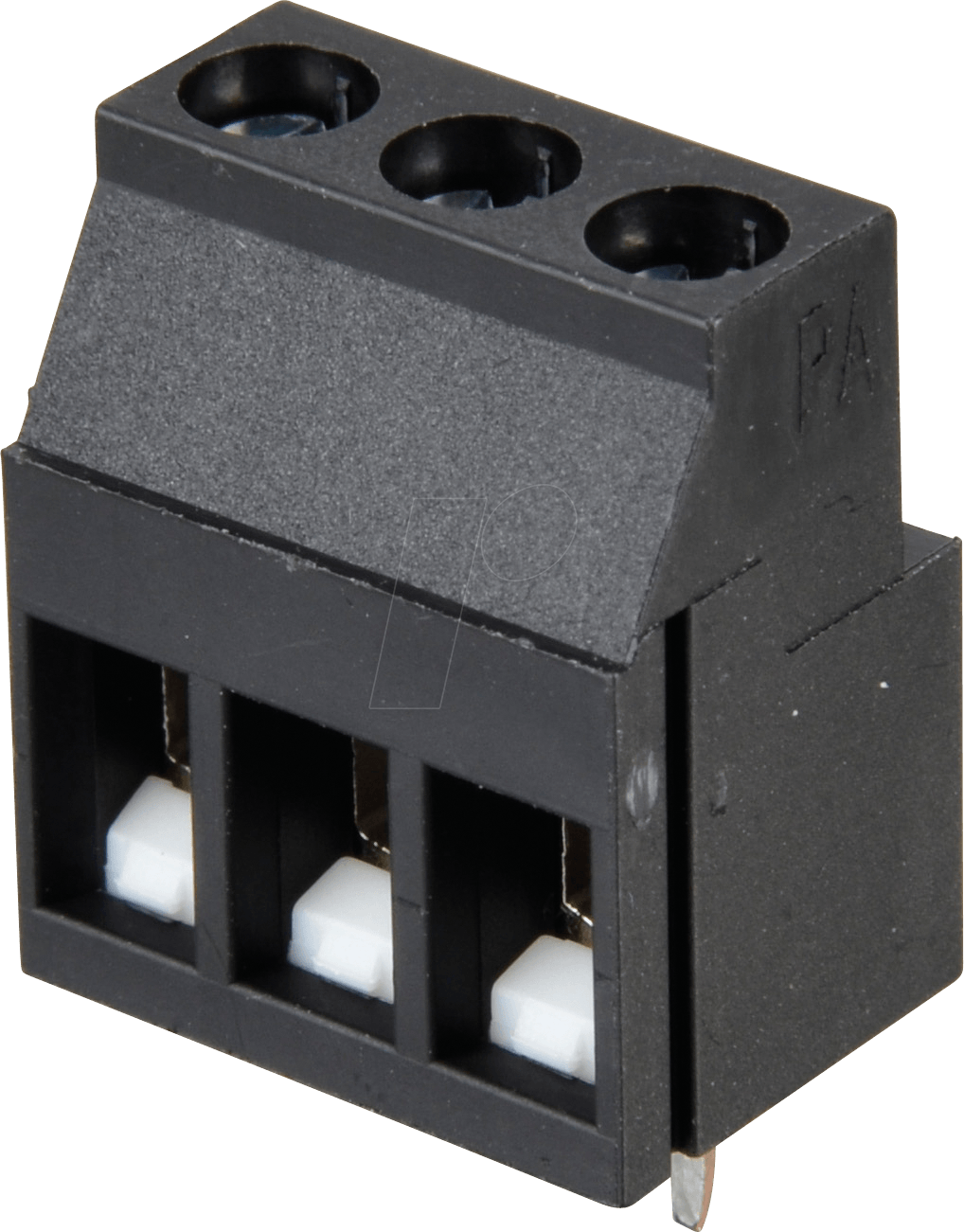 AKL 073-03 - Fahrstuhlklemme, 3-pol, Ø 4 mm, RM 5,08