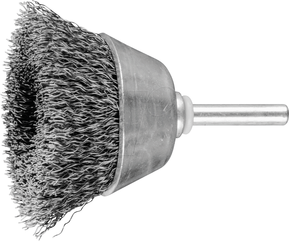 PFERD 43298011 - Topfbürste ungezopft TBU Ø50mm Schaft-Ø6 mm Stahl-Draht-Ø0,30