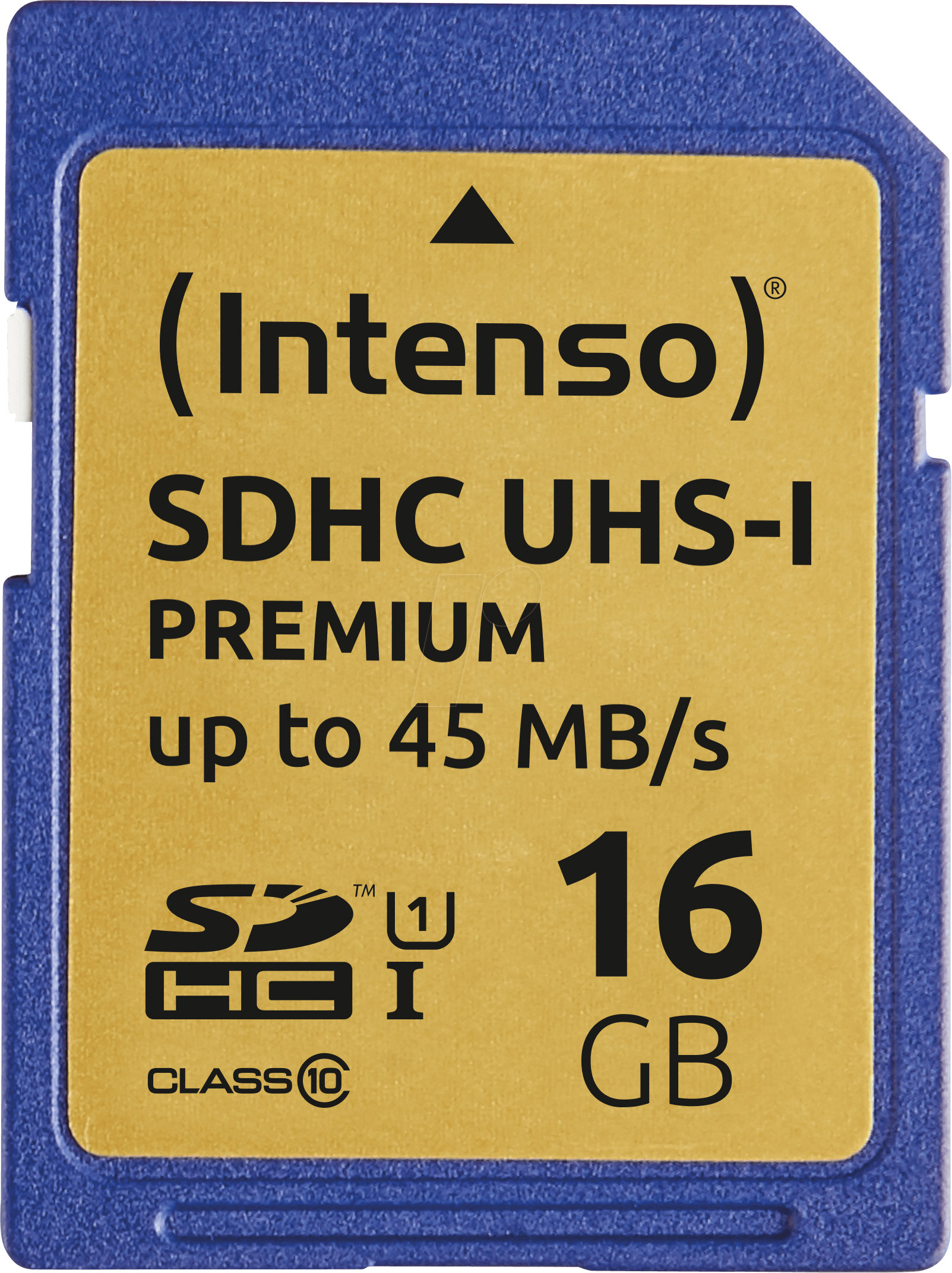 INTENSO 3421470 - SDHC-Speicherkarte 16GB, Intenso Class 10 - UHS-1