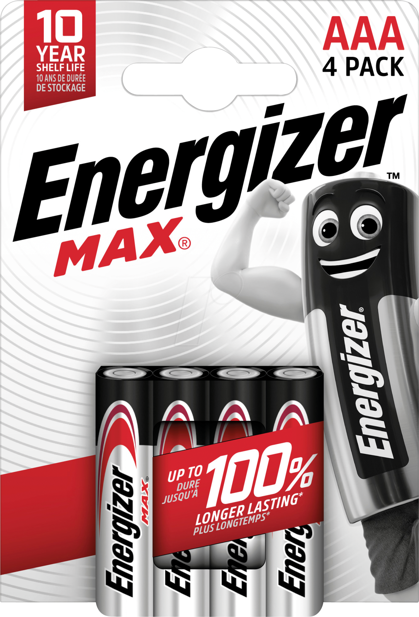 EN MAX AAA 2 - MAX, Alkaline-Batterie, AAA (Micro), 4er-Pack