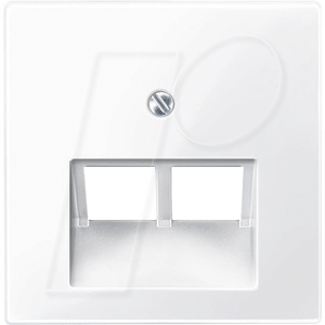 EL SM 296125 - System M, Zentralplatte, UAE-Einsatz, aktivweiß, glänzend