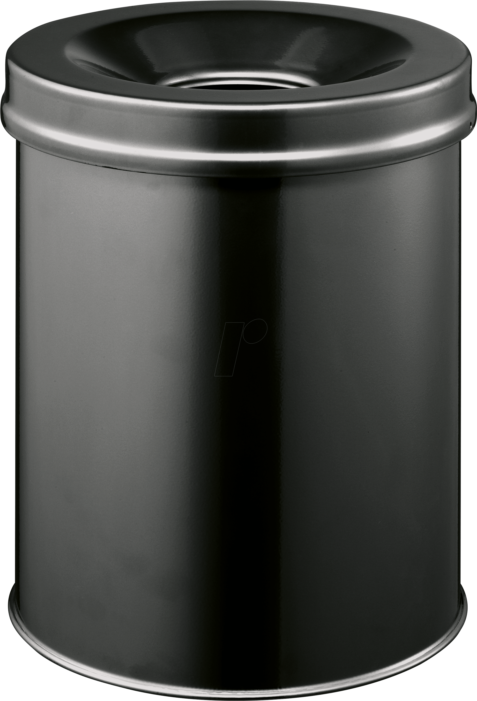 DURABLE 3305-01 - Papierkorb Safe rund, 15l, schwarz