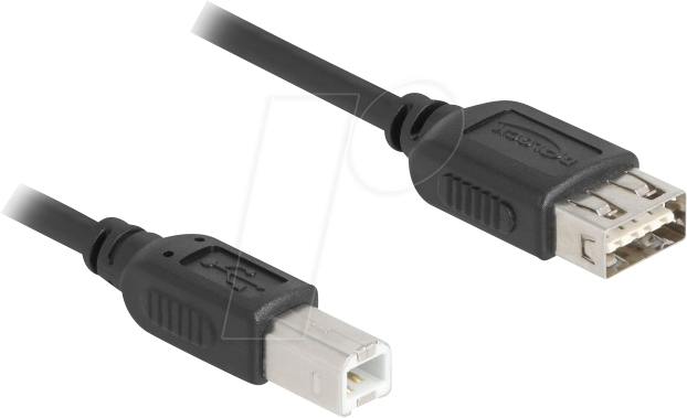 DELOCK 81531 - USB 2.0 Kabel B Stecker auf EASY A Buchse, 2 m