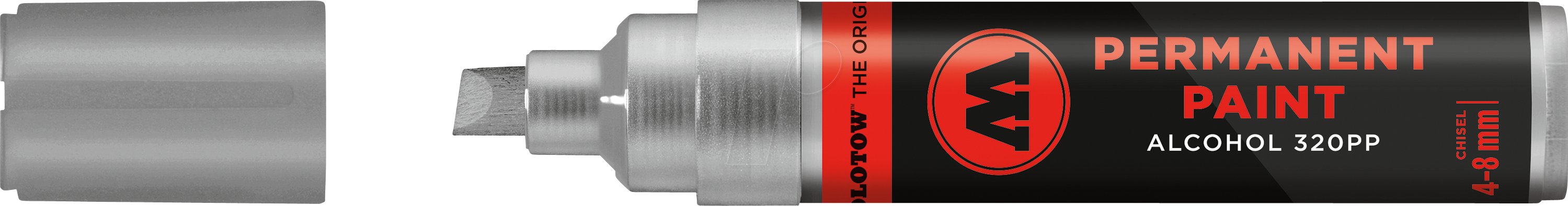 MO230400 - Permanent Marker 320PP, 4-8 mm, silber