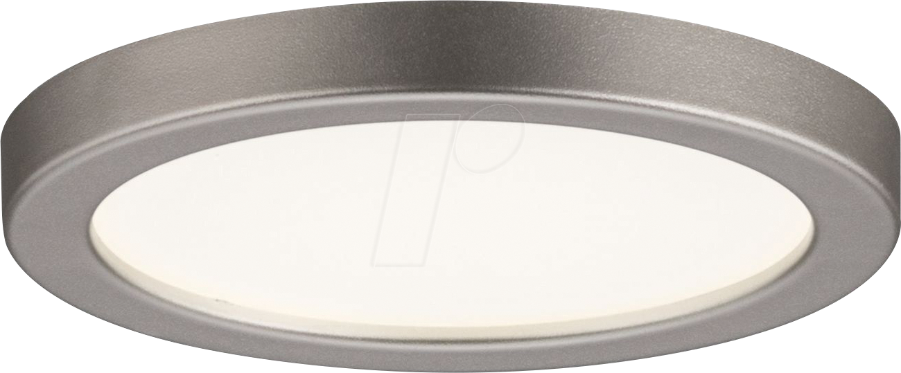 PLM 92948 - LED-Einbaupanel Areo, 5 W, 3000 K, rund, nickel
