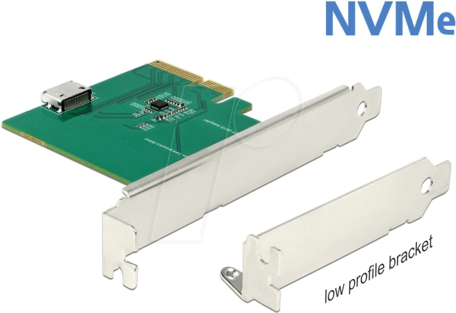 DELOCK 90307 - PCI Express x4 Karte > intern OCuLink SFF-8612 - Low Profile