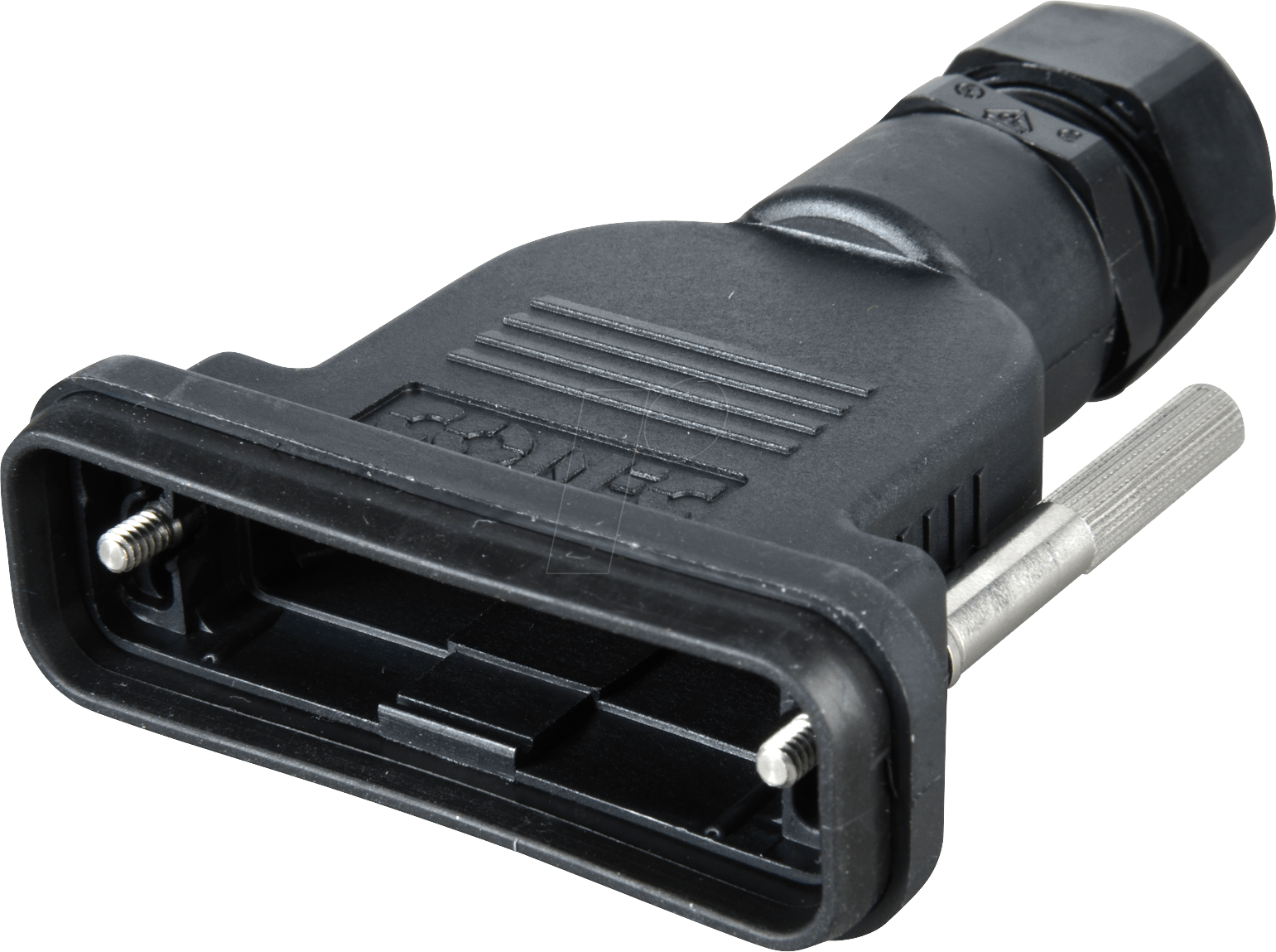 KAPPE IPKG 25 - D-SUB-Kappe f. 25-polig D-Sub, sw, groß, IP67