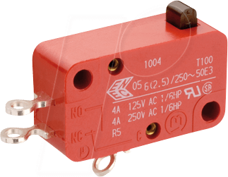 MAR 1005.0404 - Schnappschalter 1xUM 20A-400VAC Noppenstößel