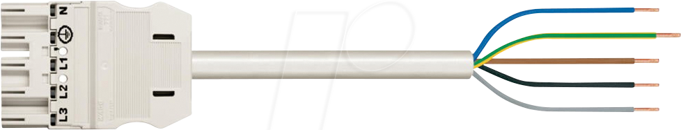 WAGO 771-9526-12 - WINSTA® MIDI Anschlussleitung, 5-pol, 1m