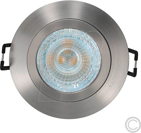 GL 4322 - Deckeneinbauring, rund, starr, Alu