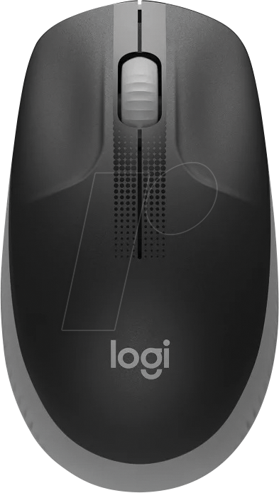 LOGITECH M190 GR - Maus (Mouse), Funk, M190, grau