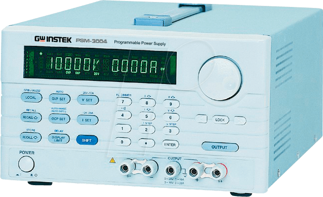 PSM-3004 - Labornetzgerät, Dual Range, 0 - 15 V / 7 A, 0 - 30 V / 4 A