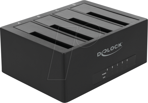 DELOCK 63930 - Dockingstation, 4 x SATA HDD / SSD, USB C