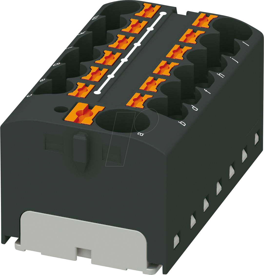 PHOE 3273892 - PTFIX 10/12X4 BK - Verteilerblock