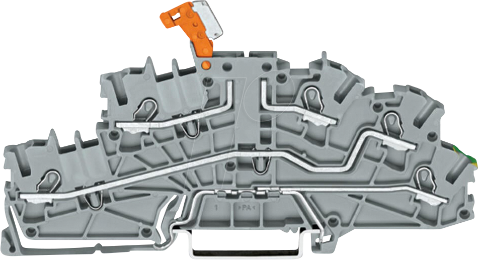 WAGO 2203-6644 - Installationsetagenklemme, 2,5 mm², LTi/L/PE, grau