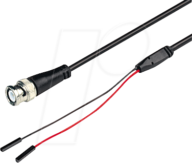 BNC AL 0,64 - Adapterleitung, BNC AL 0,64 mm, schwarz