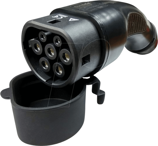 DUO T2 32W 3P WS - DUOSIDA-Ladestecker, Typ 2, 32A, 3P, weiblich, weiß