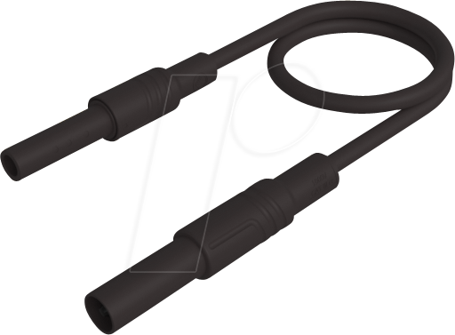 MAL SGG-B 50 SW - Messleitung, 2,5 mm², 0,50 m, schwarz, gesichert