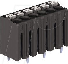 WAGO 2081-1132 - Leiterplattenklemme 12-polig, 1,5mm² , grau