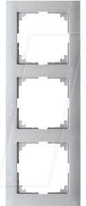 EL MPU 4030-3660 - M-PURE, Rahmen, 3-fach, aluminium, edelmatt