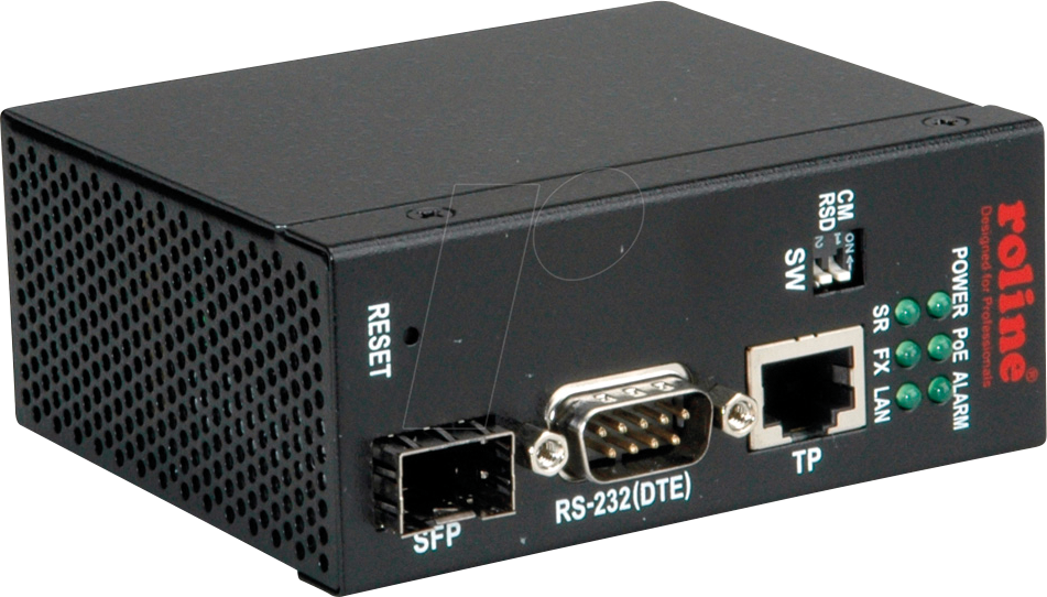 ROLINE 21131138 - Medienkonverter, Fast Ethernet, SFP, RS-232