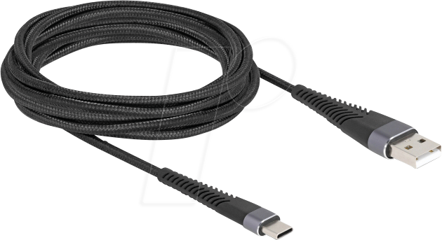 DELOCK 81123 - USB 2.0 Kabel A Stecker auf C Stecker, 3,0 m