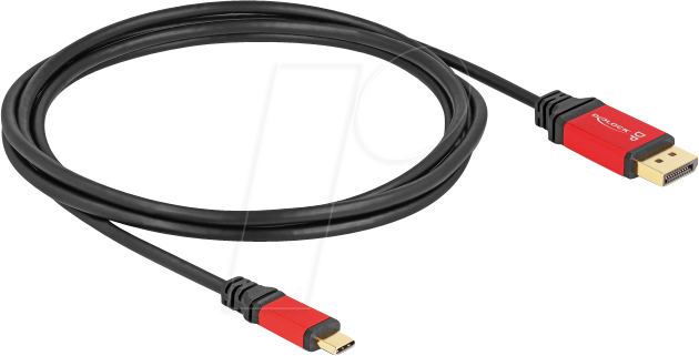 DELOCK 80093 - Adapterkabel USB C > DP, 8K@30Hz, 1.4, 2,0 m