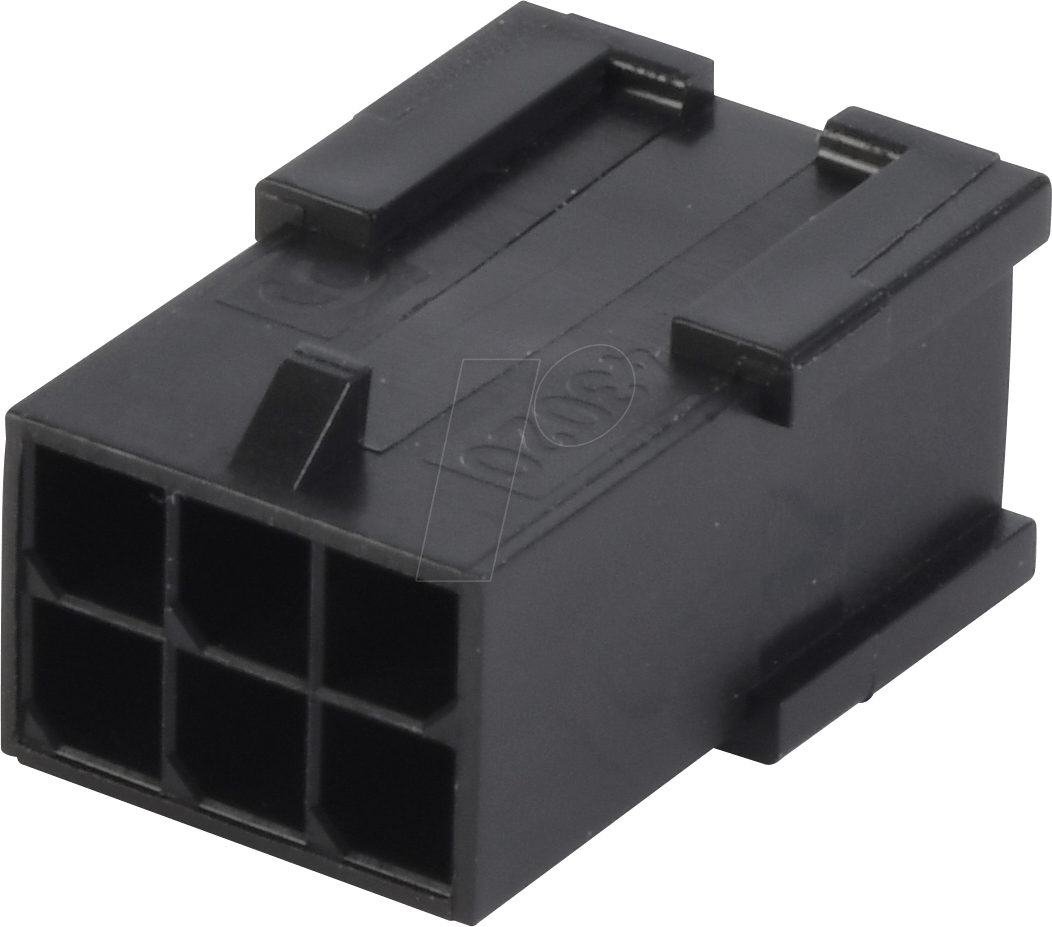 Thumbnail - MOLEX 430200601 - Molex Crimpgehäuse - Micro-Fit - 2x3-polig - Stecker