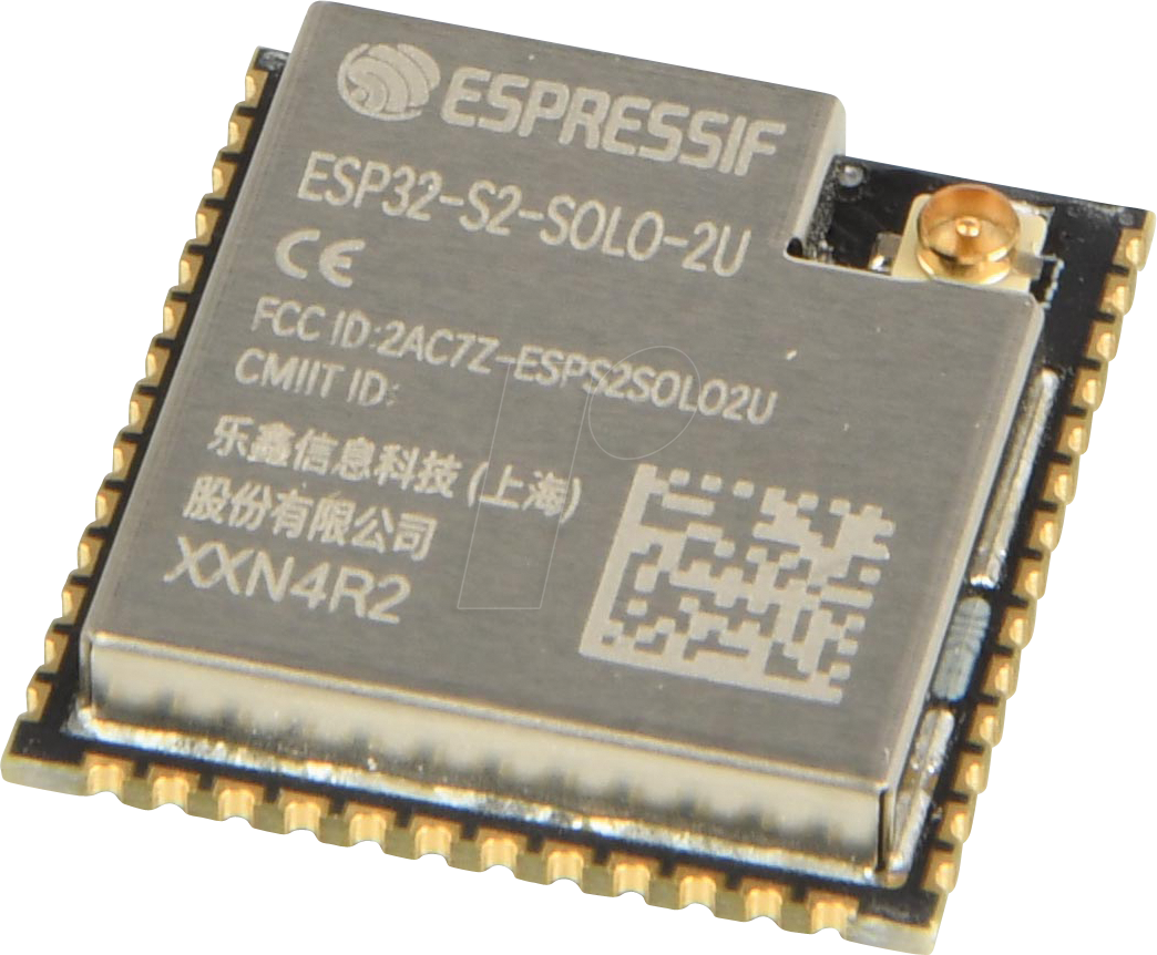 ESP32S2SOL2UN4R2 - WiFi-Modul 802.11 2,4-2,5GHz, 150Mb/s