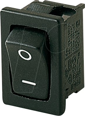 MAR 1801.1148 - Wippschalter EIN - AUS, 1 polig, schwarz