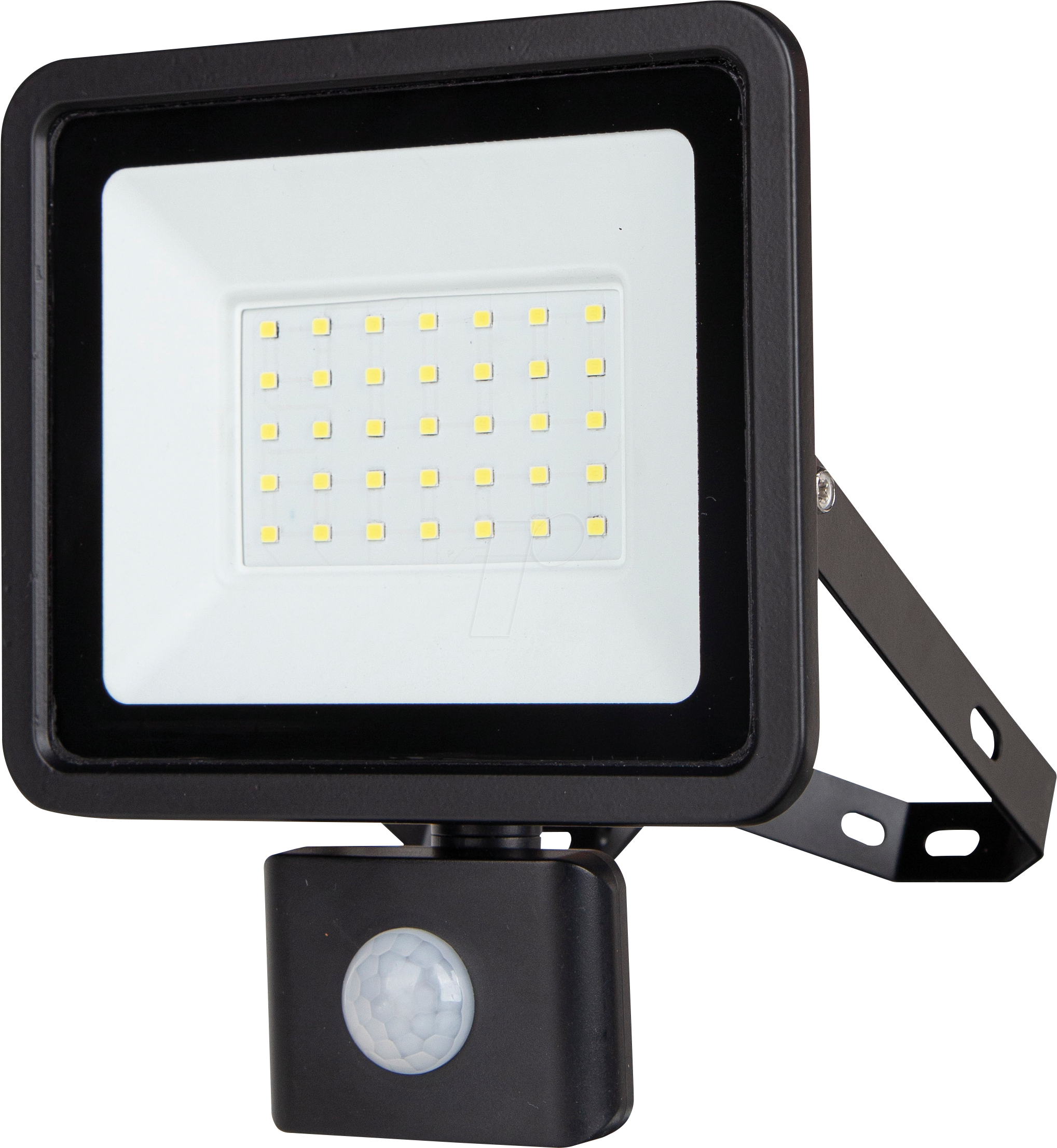 REV 2707616030 - LED-Flutlicht, 30 W, 2550 lm, 6500 K, IP44, Sensor, anthrazit