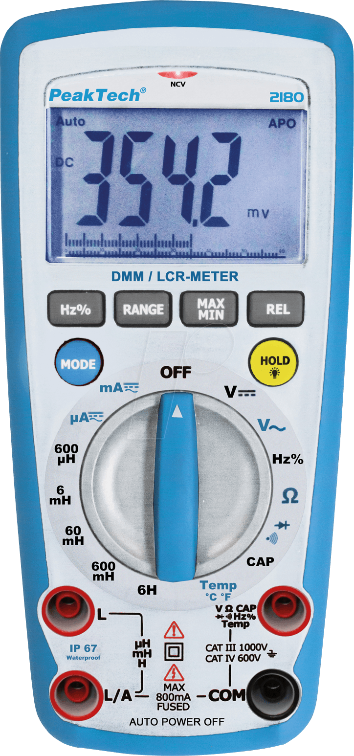 PEAKTECH 2180 - Multimeter / LCR-Meter, digital, 5999 Counts