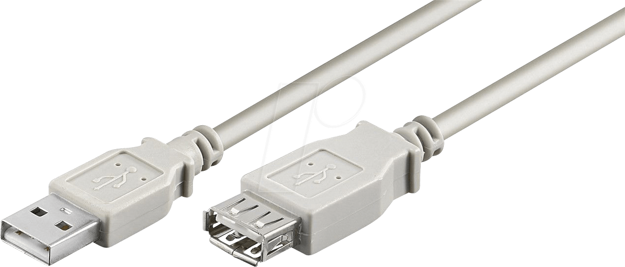 GOOBAY 50962 - USB 2.0 Hi-Speed Verlängerungskabel 5,0 m grau