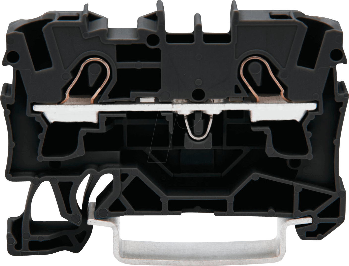 WAGO 2004-1205 - Durchgangsklemme, 2-Leiter, Ø 0,5 - 4,0 mm