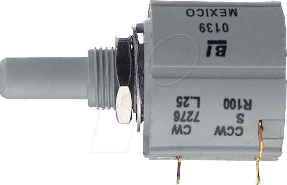 BI 7276R1KL.25 - Drahtpotentiometer, 1 kOhm, 6,35 mm, linear