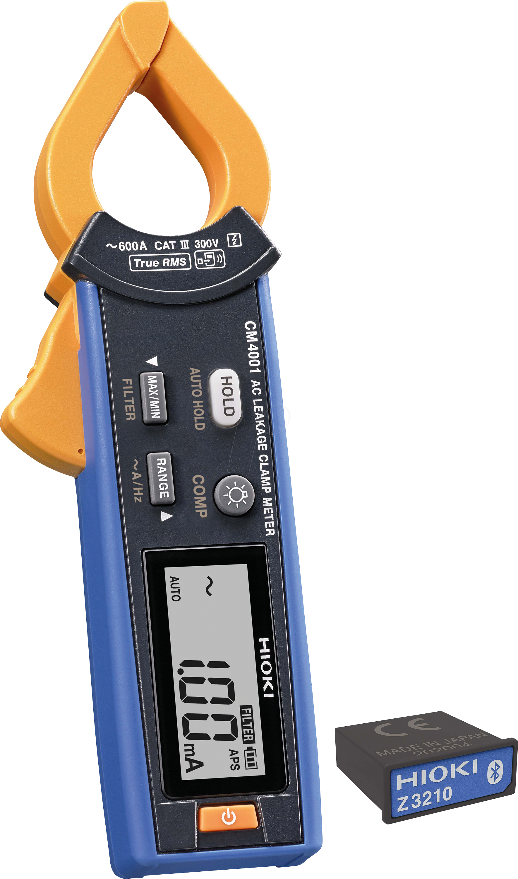 HIOKI CM4001-90 - Stromzange, digital, AC, bis 600 A, mit Z3210