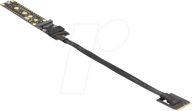 DELOCK 64215 - Riser Karte, M.2 NVMe Key A+E > M.2 Key M, 20 cm Kabel