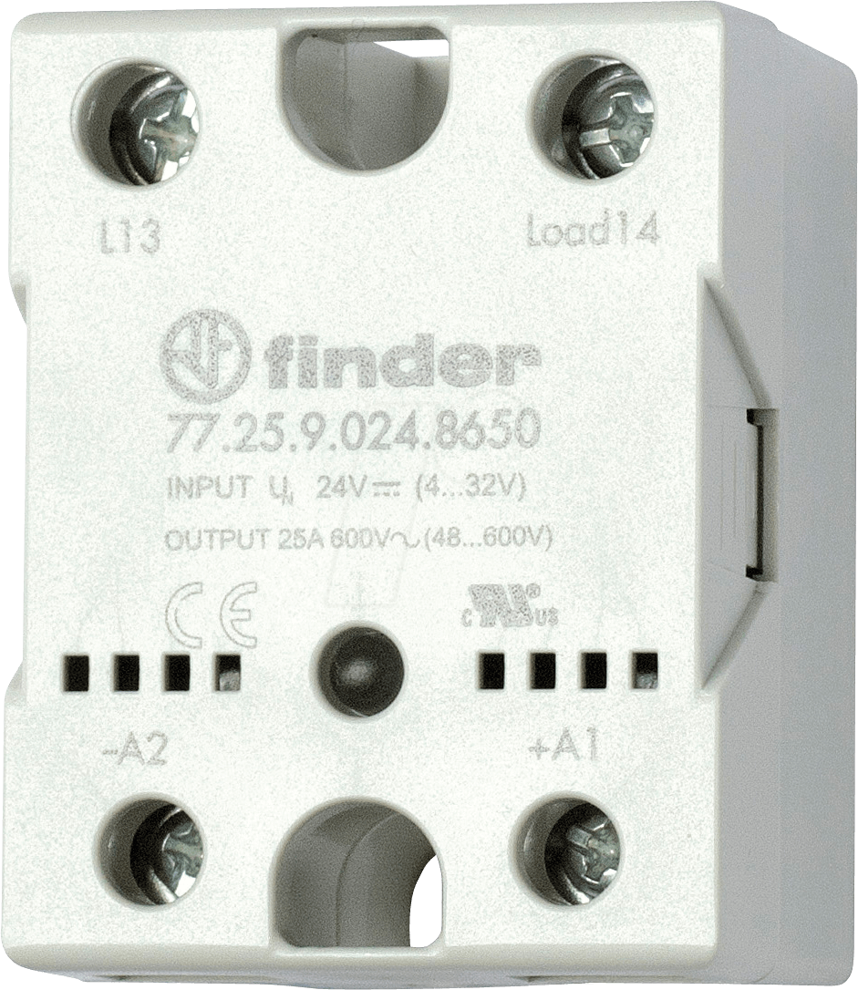 FIN 77.25.8.8650 - Lastrelais, 25 A, Nullspannungsschalter 600V