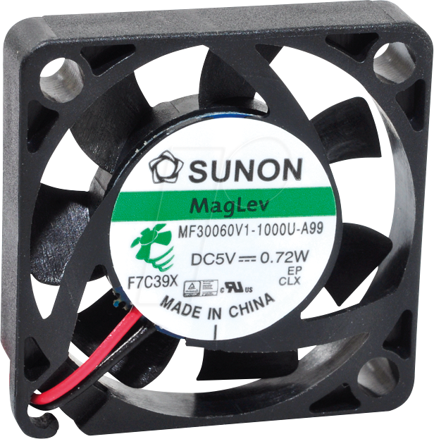 MF30060V21000UG9 - Lüfter, 5 VDC, 30x30x6mm, Serie MC
