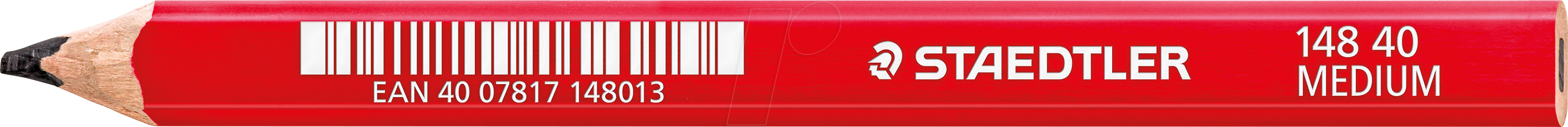 STAEDTLER 14840 - Zimmermannsbleistift, 1-2 mm, Härtegrad medium