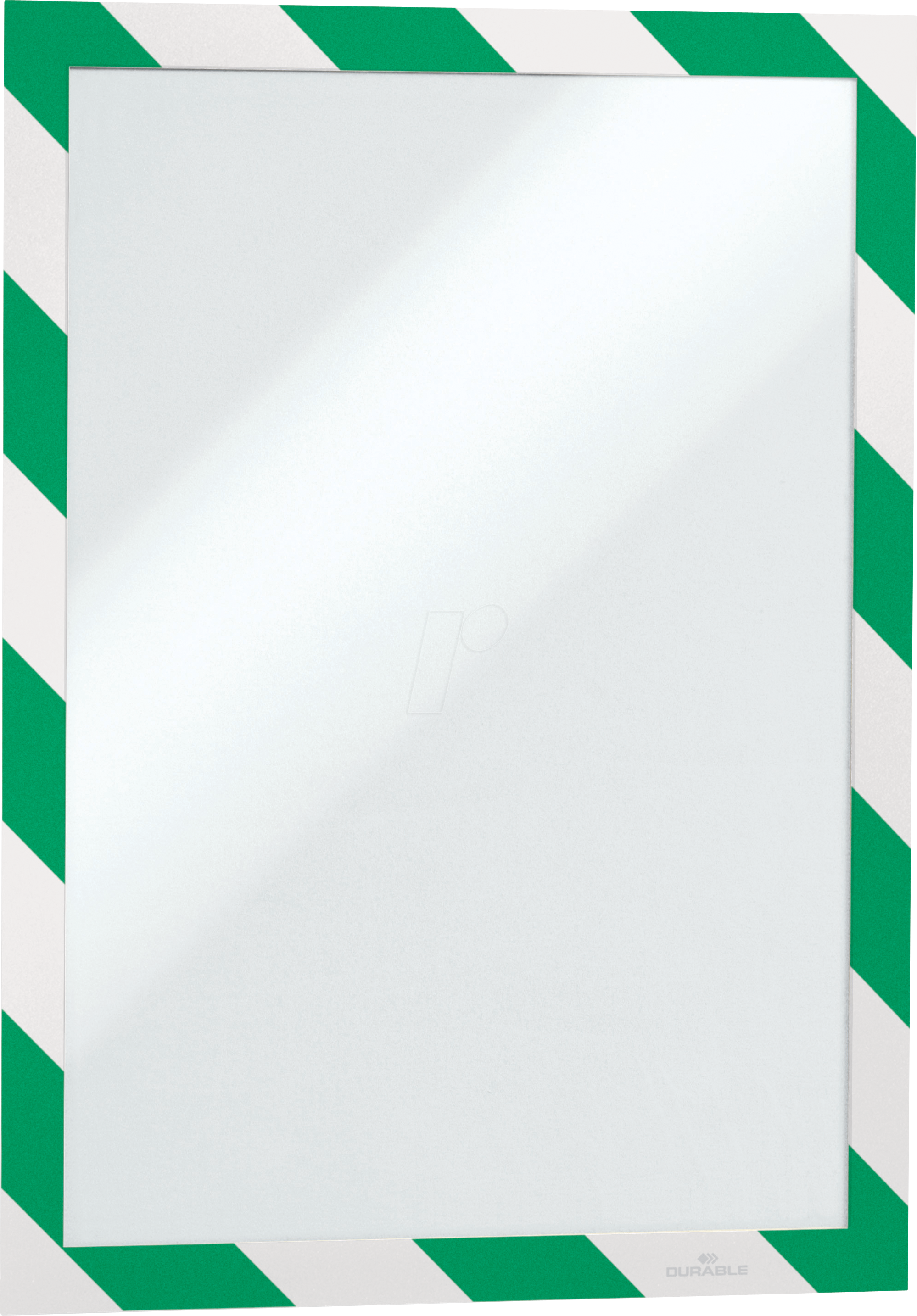DURABLE 4944131 - Info-Rahmen, selbstklebend, A4, grün/weiß, 2 Stück