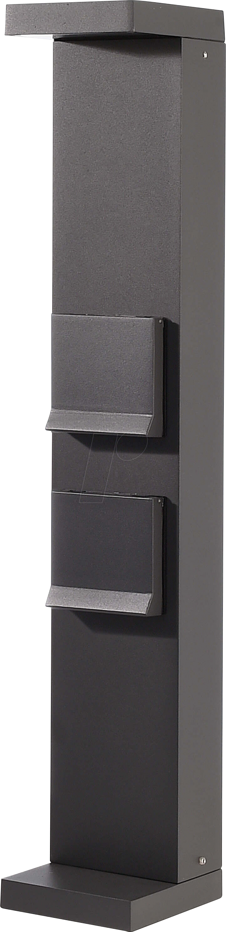 DEKO 733071 - Pollerleuchte Lerna 600, 7,4 W, 3000/4000K, 237/256 lm, grau