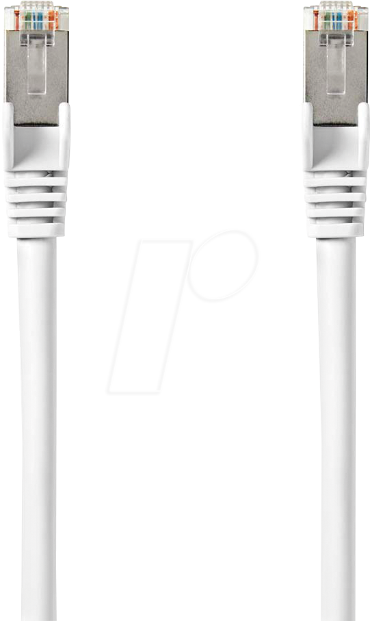 N CCGL85520WT100 - Patchkabel, Cat.8.1, S/FTP, 10 m, weiß