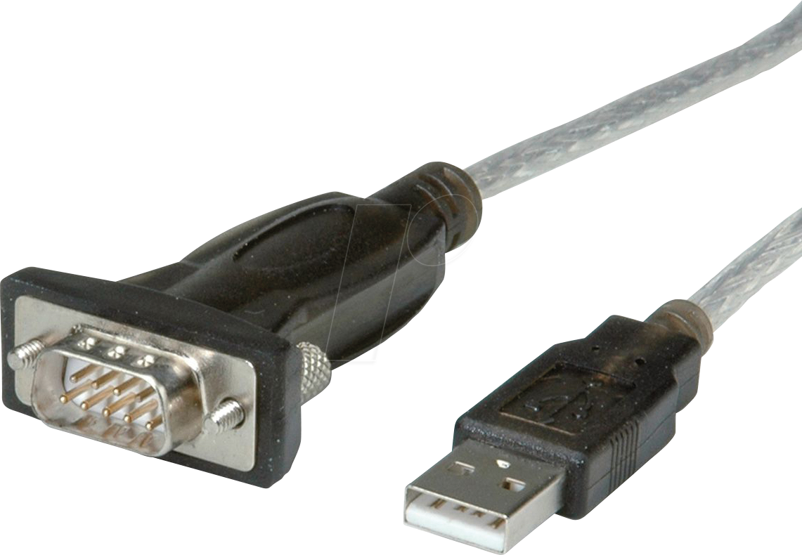 ROLINE 12021163 - USB Konverter, A Stecker auf RS232, 1,8 m