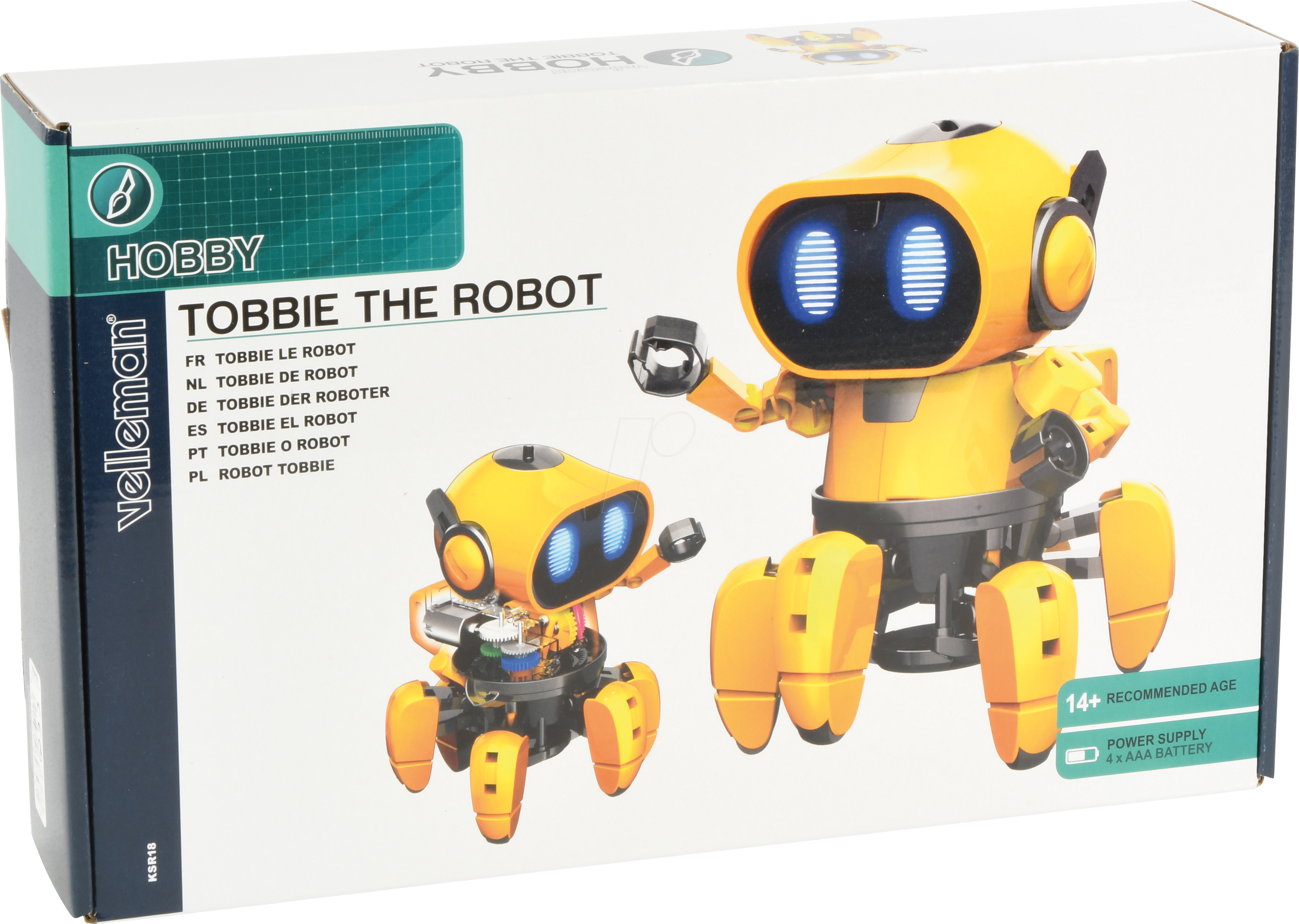 Thumbnail - VEL KSR18 - Roboterbausatz Tobbie der Roboter