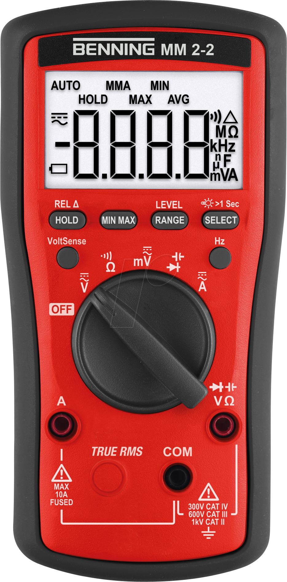 Thumbnail - BENNING MM 2-2 - Multimeter MM 2-2, digital, 6000 Counts, TRMS