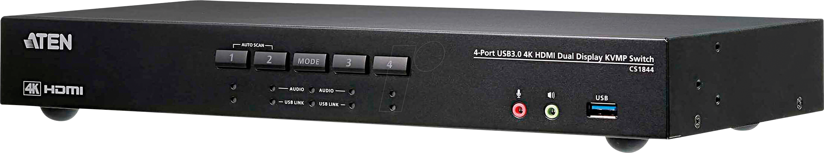 ATEN CS1844 - 4-Port KVM Switch, HDMI, USB, Audio