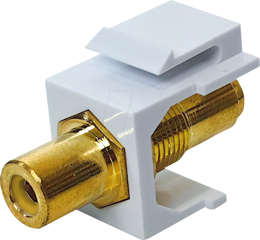 Thumbnail - VALUE 25998212 - RCA-Keystone-Kupplung, Kunststoff, gelb