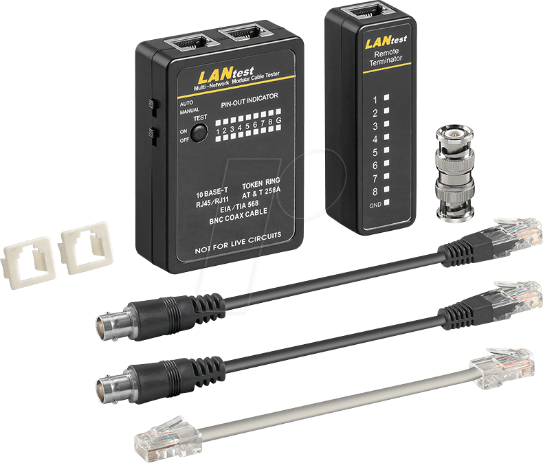 TESTER LT-20 - Leitungsprüfgerät für RJ45, STP und BNC