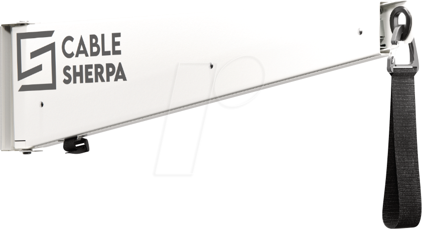 CASHE 24-01-9016 - Kabelhalter für Ladekabel, ausziehbar, indoor, weiß